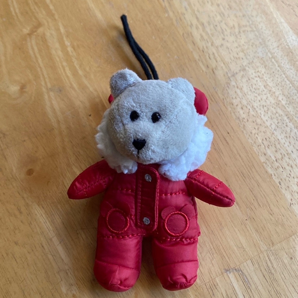 Starbucks Plush 5" Ornament Bearista Santa Bear Red 2021 Holiday Christmas